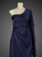 Шелк Армани 90 г/м², 150 см / 25 метров, TBYArm-142, цв.142 т.синий