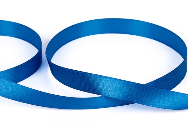 Лента атласная 1-сторонняя 12.0 мм / 33±2 метра, №524L(19-4151) синий, Gamma