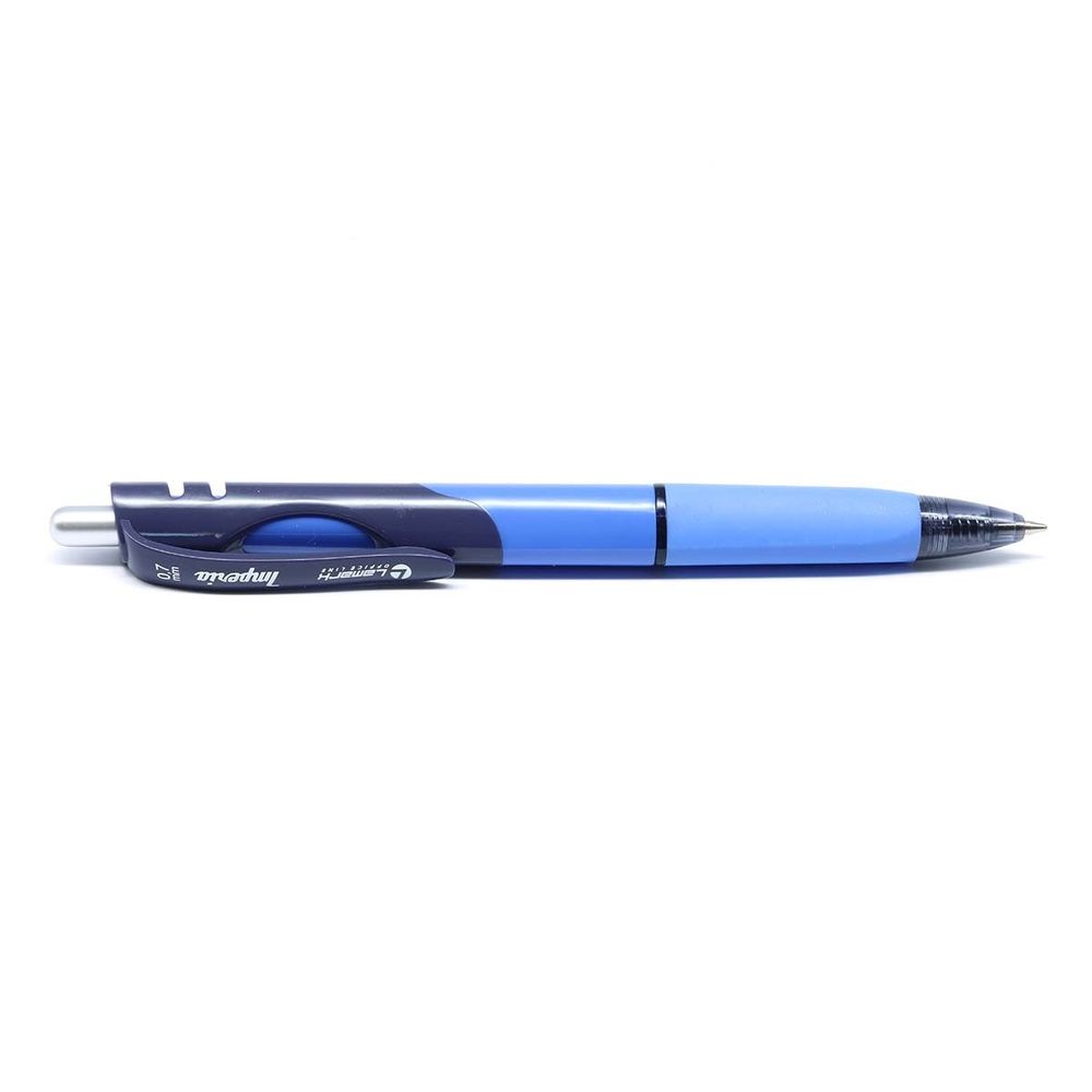 Ручка шариковая автоматическая Imperia синий корпус, с рез.держателем, синяя 0,7 мм, LAMARK645, 12 шт