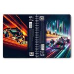 Тетрадь-перевертыш ученическая общая, A5 96 л. на гребне 65 г/м², белизна 100 %, 4 шт, клетка, 01212 МИКС - Свобода движения, Светоч Т119