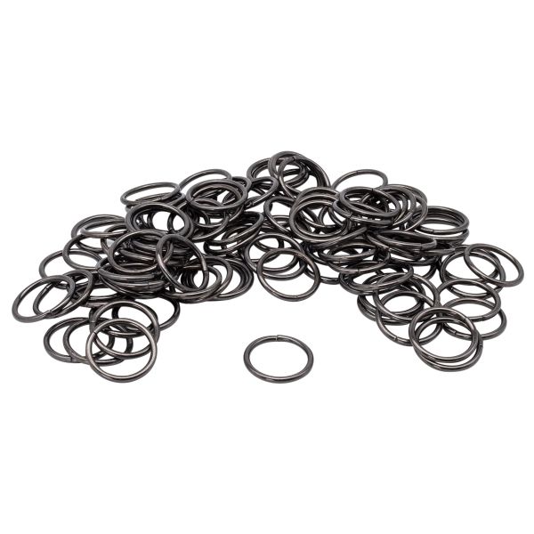 Кольцо разъемное металл in ⌀30 мм (37 мм внешн.), чер.никель, 100 шт