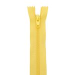 Молния спираль (витая) брючная Т3 (3 мм) 1 зам., н/раз., 20 см, автомат, яр.желт, 30113, 10 шт
