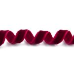 Лента бархатная (тесьма) 9-11.0 мм / 10±0.5 метров, св. бордовый, Blitz С3574Г17