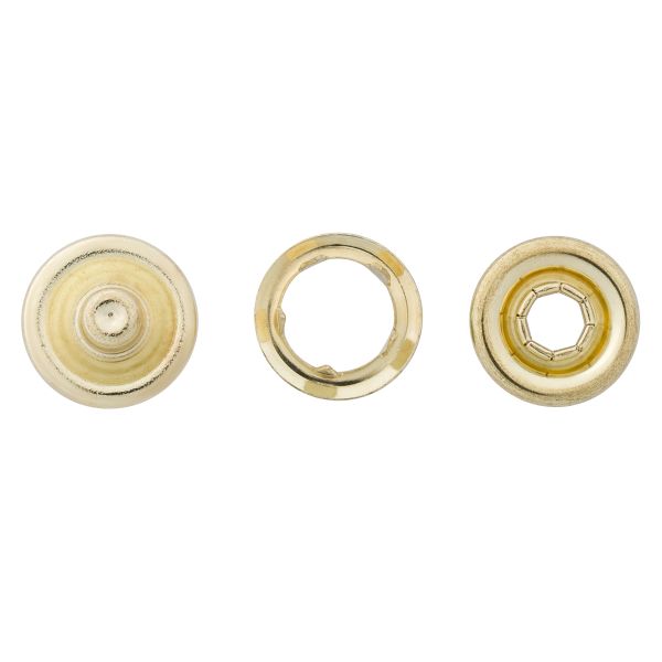 Кнопка рубашечная (джерси) открытая ⌀9.5 мм, ≈1440 шт, МЕТАЛЛ, золото, NEW STAR