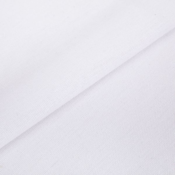 Льняная ткань 175 г/м², 140 см / 5 метров, 017 белый, Gamma 3070