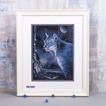 Набор для вышивания нитками Panna, Легенда о рыси, 23,5х32,5 см