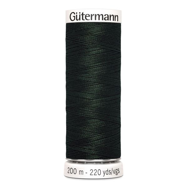 Нитки универсальные Gutermann Sew-all, 200м, 687 т.т.зеленый, 5 катушек