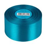 Лента атласная 1-сторонняя 50.0 мм / 33±2 метра, 074 ярко-голубой, Gamma