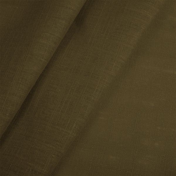 Льняная ткань 190 г/м², 140 см / 5 метров, TBY.Li.1002.36.5, цв.36 хаки