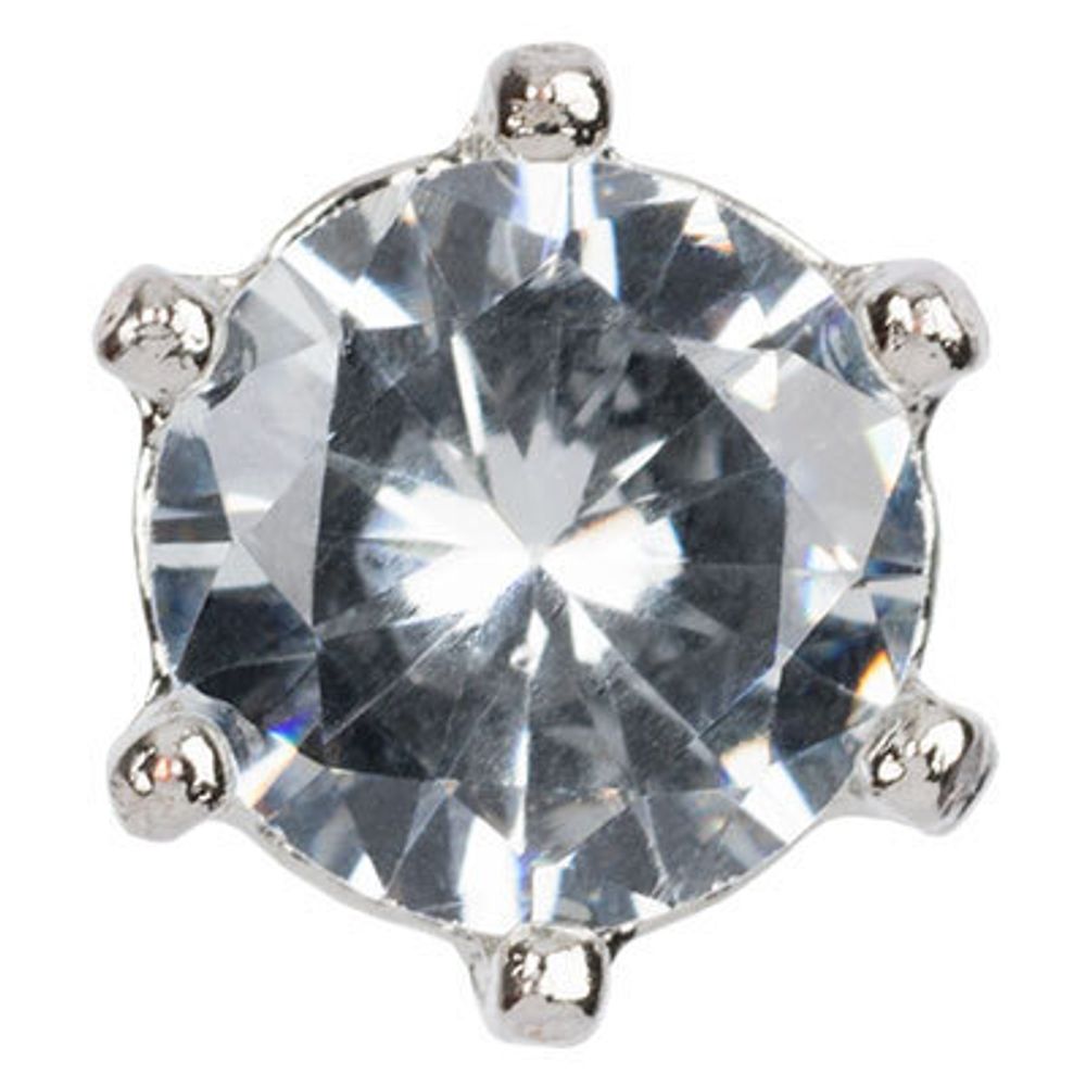 Пуговицы на ножке металл 2 10 мм, 2 шт, 04 никель, Blitz MB 0237