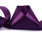 Лента атласная 1-сторонняя 75.0 мм / 33±2 метра, 156 т.фиолетовый, Gamma