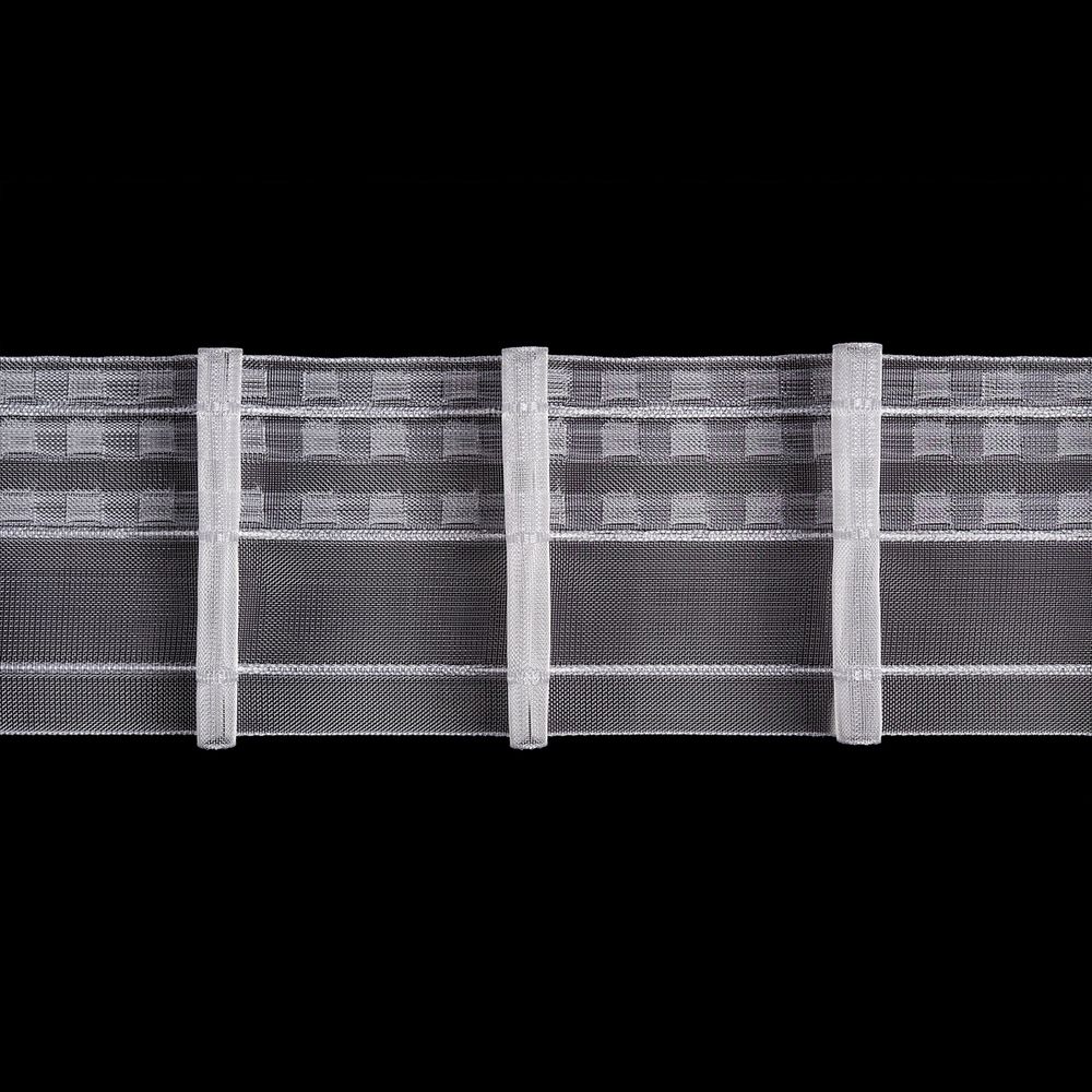 Лента шторная C1343M 1/1.5 100 мм, 50 м, прозрачный, Gamma C1343M Лента шторная C1343M 1/1.5 100 мм, 50 м, прозрачный, Gamma C1343M