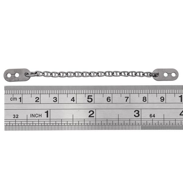 Вешалка-цепочка для одежды 102х7 мм, металл, чер.никель, 10 шт, ГНУ14377