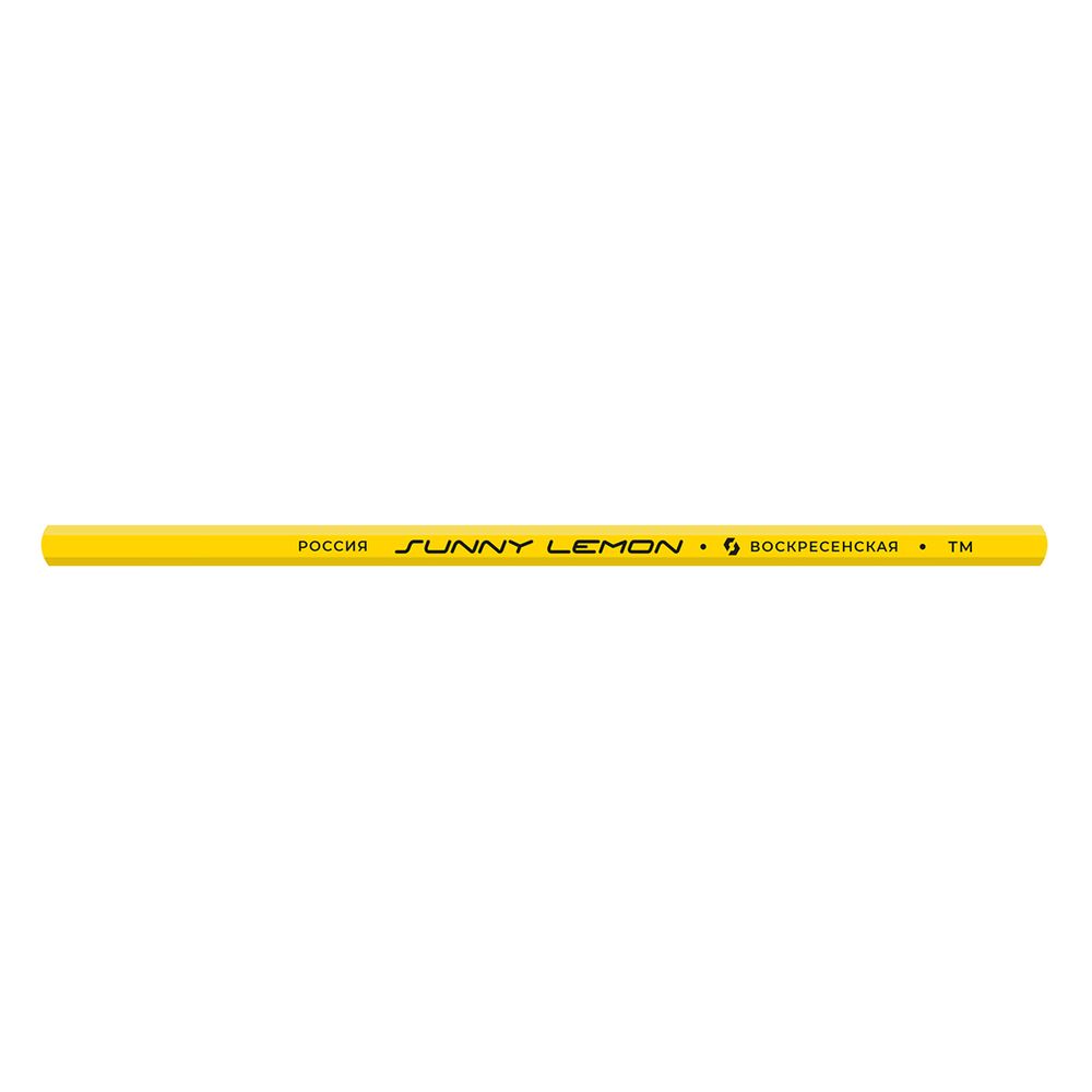 Карандаш графитный незаточенный ТМ (HB) 84 шт, Sunny lemon 0-965, ВКФ 0-965