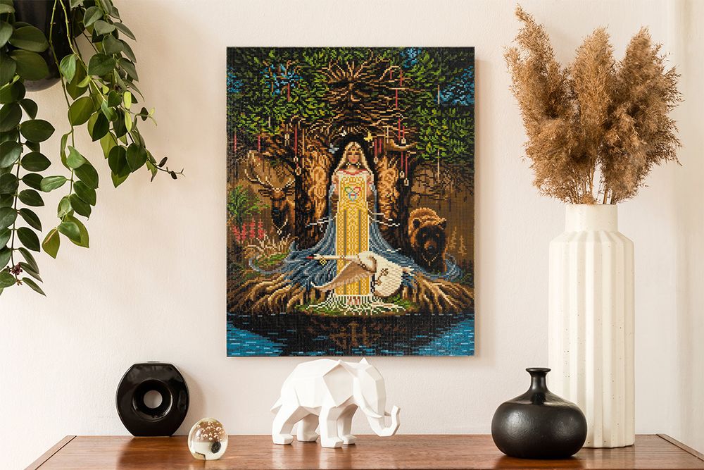 Алмазная (кристальная) мозаика Фрея, на подрамнике Веда, 40х50 см