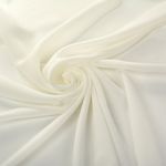 Креп-шифон 105 г/м², шир.150 см, цв.09 молочный, 35м /TOS/