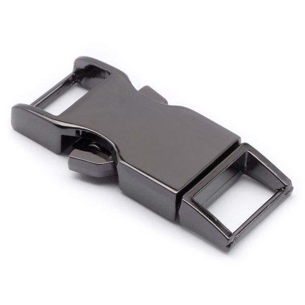 Фастекс (пряжка трезубец) металл 10 мм ушко, 34х14 мм (чер.никель), 4 шт