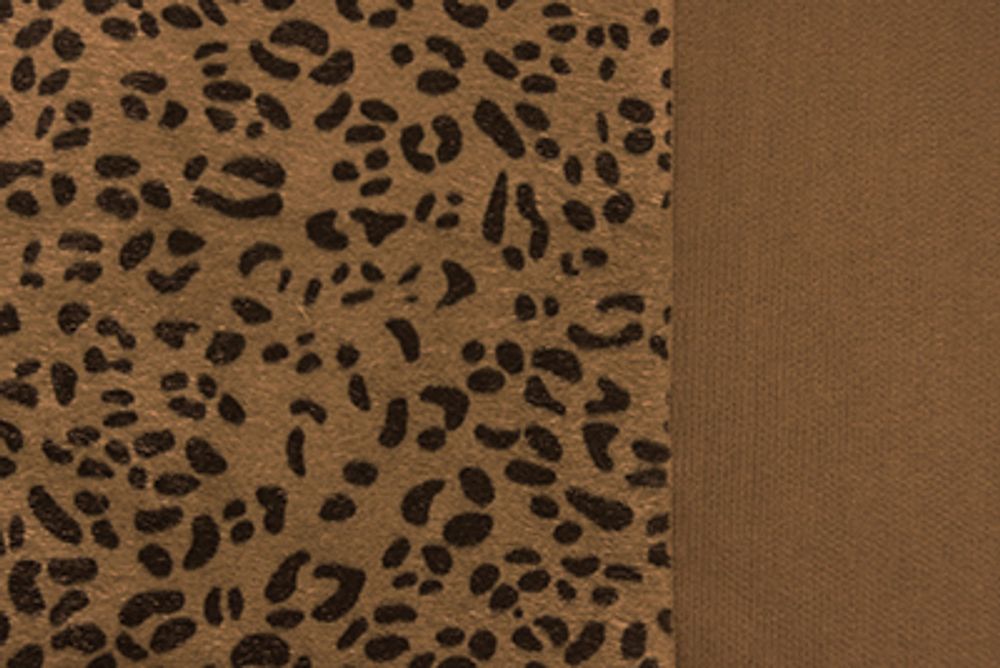 Мех коротковорсовый 27061 жесткий 3 мм, 50х50 см, 100% п/э, цв. леопард темный