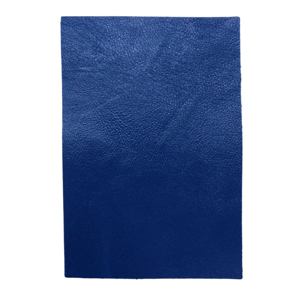 Кожа натуральная в листах А6 (10,5*14,8см), 100% кожа (04 светло-синий) 402