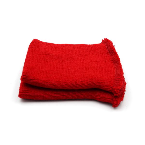 Манжеты трикотажные 8.0х9.5 см, 1 пара, средней плотности 14 кл, 1х1, в-14 красный