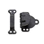 Крючки брючные (юбочные) пришивные 11 мм (15х21 мм), цв. черный, 50 шт, BIG