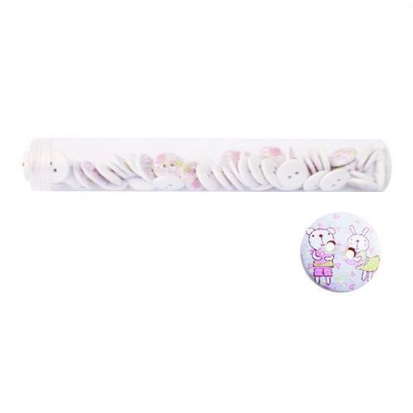 Пуговицы деревянные Мультяшные персонажи 18мм 50 шт, персонаж 3