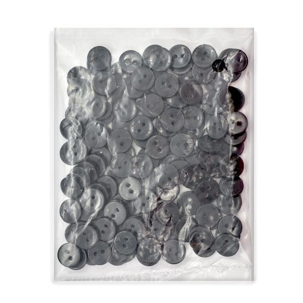 Пуговицы 2 прокола 18L, 11 мм, (black (черный)), CR-A503, 144 шт