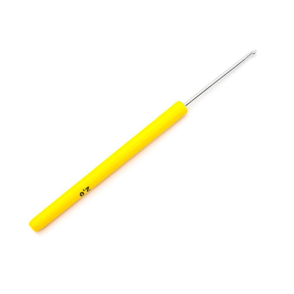 Крючок вязальный с пластиковой ручкой, 2 мм, 0332-6000, 10 шт