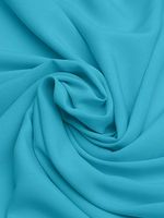 Штапель 110 г/м², 145 см / 2 метра, TBY-Vi-30-42.2, цв.42 яр.голубой