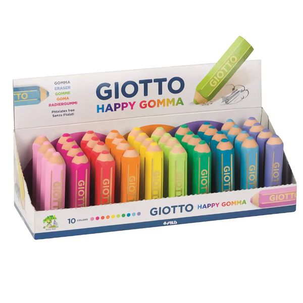 Ластик Happy Gomma 40 шт, Giotto F233800