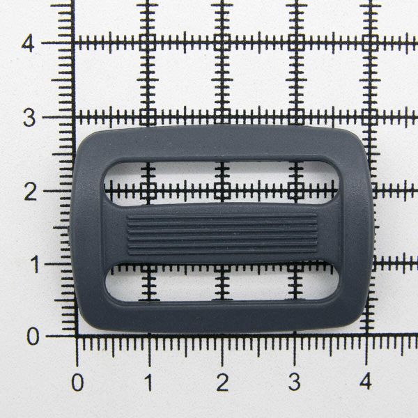 Пряжка, ПА, цветная, 30 мм (с156 т.серый), 50 шт