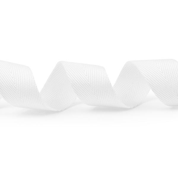 Стропа (ременная лента) 25 мм / 5х2.5 метра, фасовка, белый, 3816 (3074)