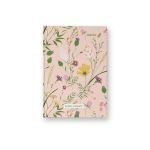 Бизнес-блокнот, матов.ламинация + выбор.лак, ББ244 A6 64 л. 4 шт клетка, Летняя акварель 01657, Светоч