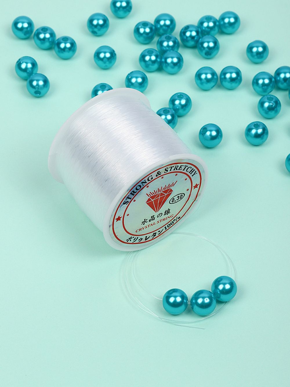 Нить-леска 0.3 мм, 200м цв.белый