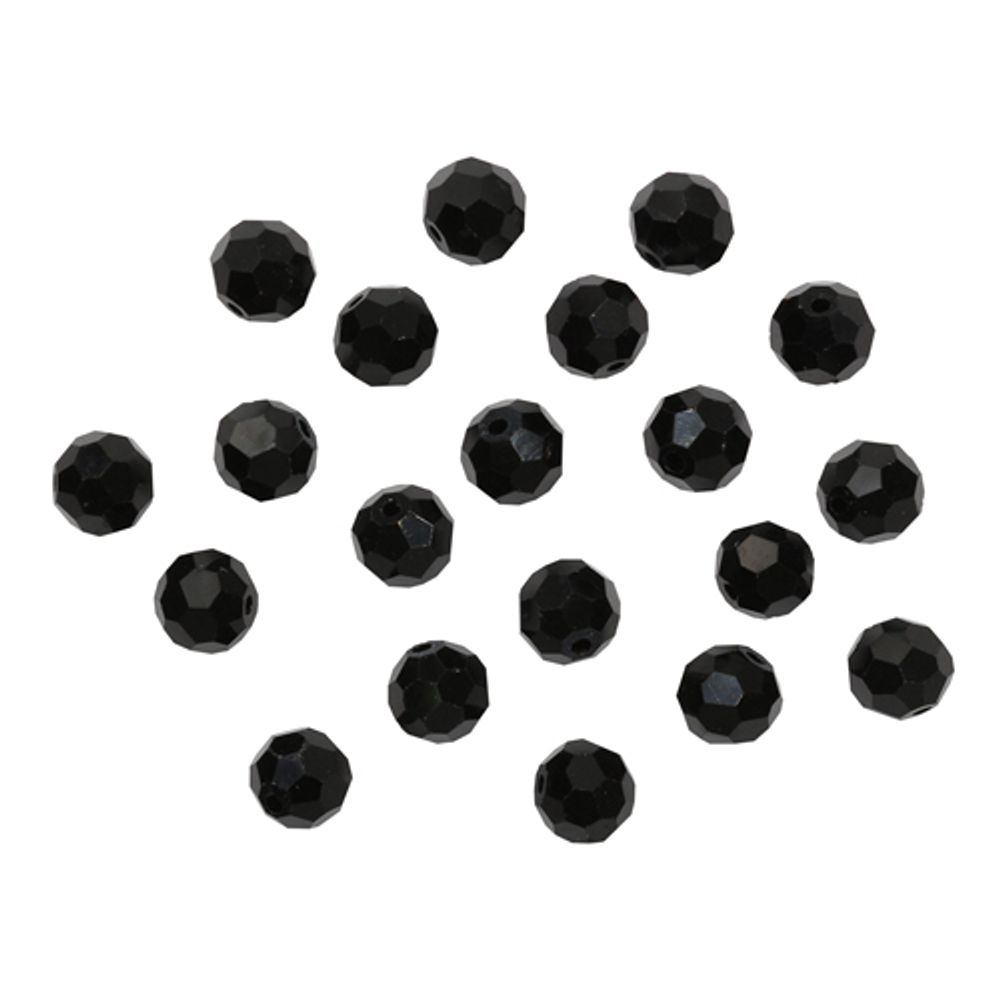 Бусины стекло ⌀8 мм, 20 шт, Astra&amp;Craft, 801