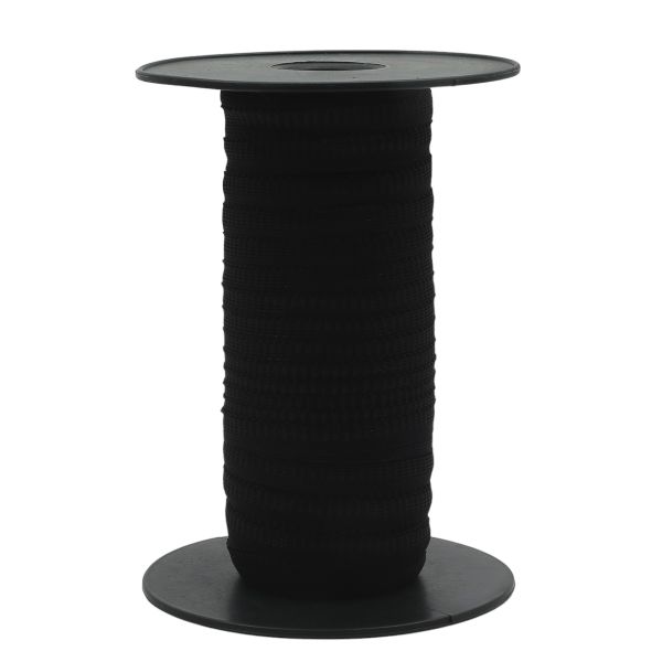 Резинка бельевая (ажурная) 10.0 мм / 50 метров, черный