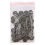 Пуговица 18L (11мм) 2 прокола, пластик (Green2 (зеленый2)), NE63, 72 шт