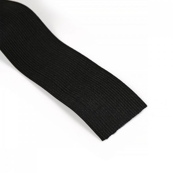 Резинка вязаная 45.0 мм / 40 метров, стандартная 3.9-4.3 г/п.м., черный