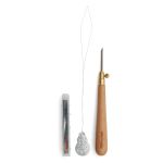 Набор для ковровой техники, иглы 1.20,1.60,2.20mm + нитевдеватель, Nurge Hobby