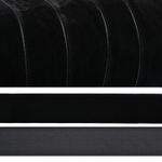 Лента бархатная (тесьма) 15.0 мм / 5 метров, LB1503 нейлон, цв.черный