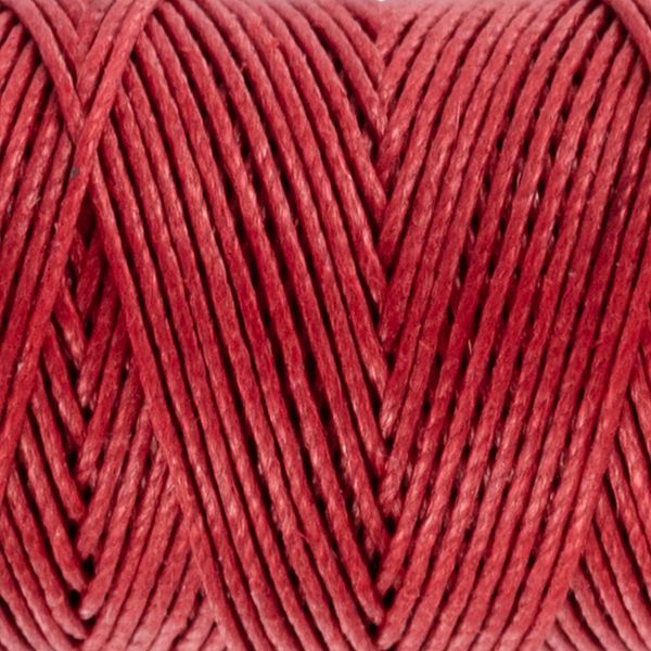 Нитки для кожи вощеные (крученые) 25 м, 005 т. красный, LC-004 Промысел