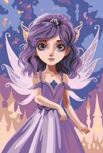 Картина по номерам Фрея PNB/PS-310, Сиреневая фея, 30х20 см