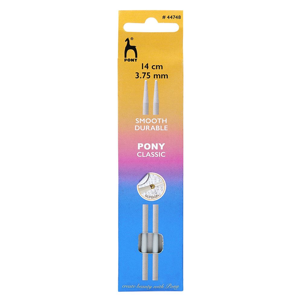 Спицы съемные Pony Classic ⌀3.75 мм, 14 см, алюминий, 2 шт, 44748