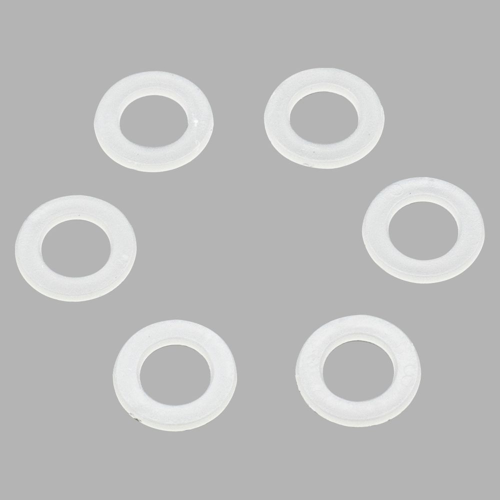 Кольцо уплотнительное под блочку ⌀8 мм (№5), пластик, 100 шт