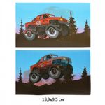 Термоаппликация 3D (интерактивные) 3D07 Машина 15,9х9,3см, 5 шт