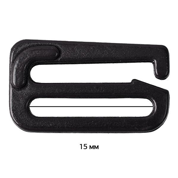 Крючки для бюстгальтера металл 15.0 мм, 170 черный, Arta, 50 шт