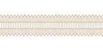 Кружево гипюр (плетёное) 33 мм / 10 м, бежевый, Gamma GGM-3301