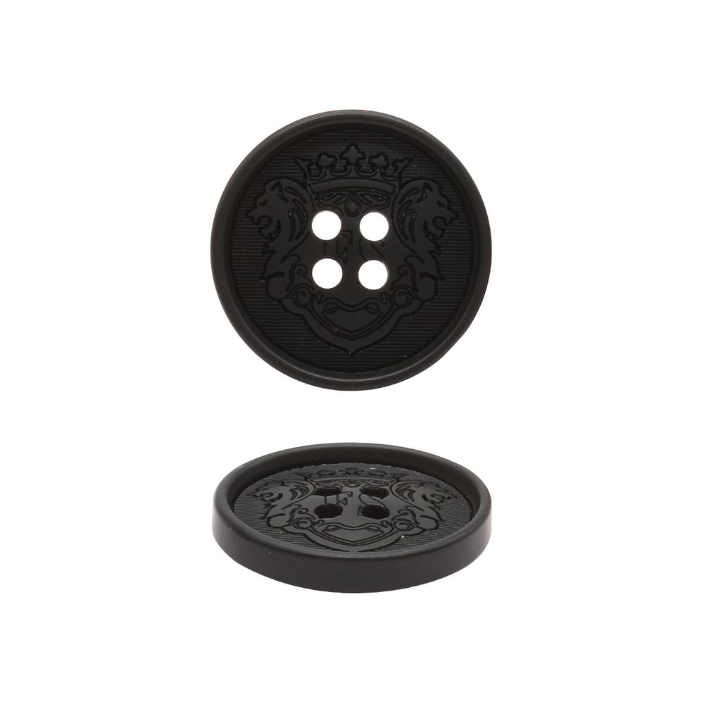 Пуговицы 4 прокола 36L (Blk-200 (черный)), 72 шт, S090106