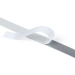 Лента светоотражающая (катафотная) эластичная [cpl:420], 10 мм / 25 метров, 92% п/э, 8% спандекс, серебро, Gamma JF9600