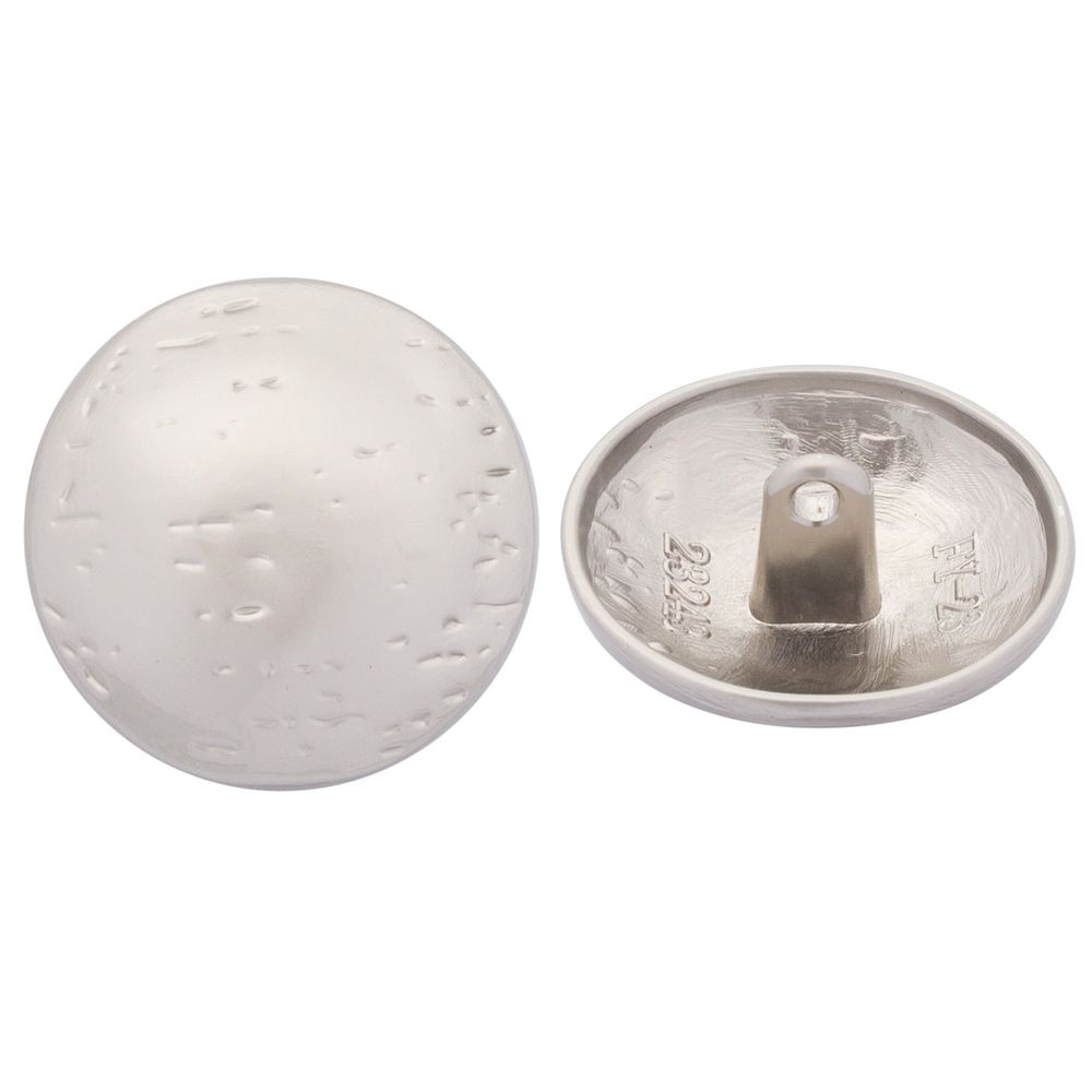 Пуговицы на ножке 36L=23 мм, металл, M.Silver (матовый серебристый), 10 шт, MP21